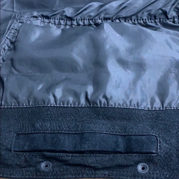 NRA Authentic Leather Gear Vest Concealed Carry Black Suede w/Snap Men's Large - Picture 8 of 11